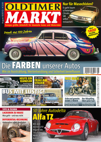 OLDTIMER MARKT 8/2013 – gedruckte Ausgabe