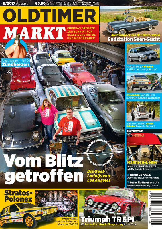 OLDTIMER MARKT 8/2017 – gedruckte Ausgabe