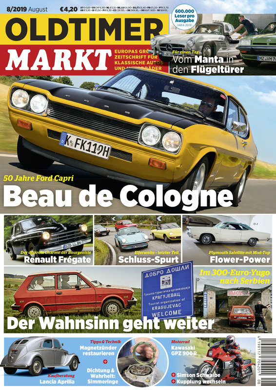 OLDTIMER MARKT 8/2019 – gedruckte Ausgabe
