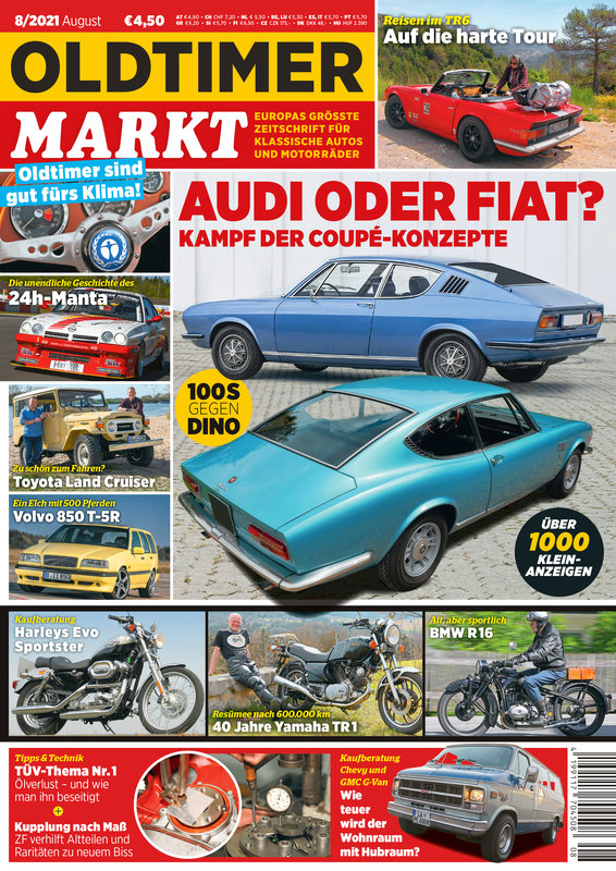 OLDTIMER MARKT 8/2021 – gedruckte Ausgabe