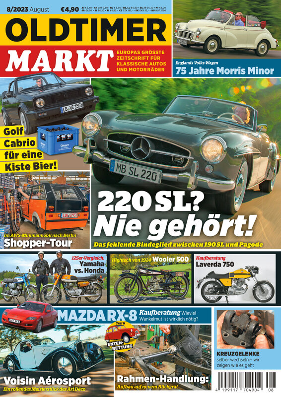OLDTIMER MARKT 8/2023 – gedruckte Ausgabe