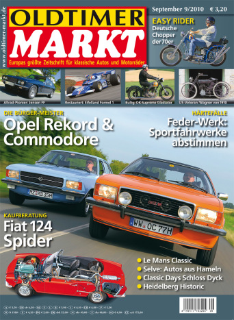 OLDTIMER MARKT 9/2010 – gedruckte Ausgabe