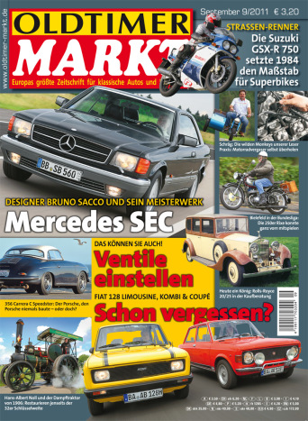 OLDTIMER MARKT 9/2011 – gedruckte Ausgabe