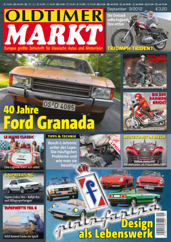 OLDTIMER MARKT 9/2012 – gedruckte Ausgabe