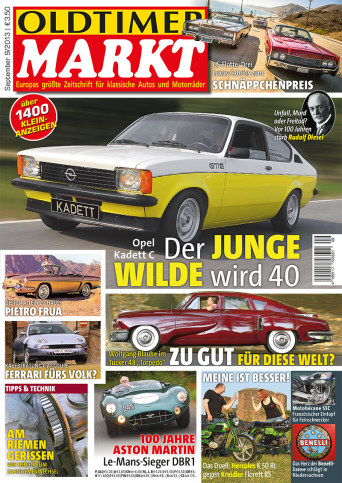 OLDTIMER MARKT 9/2013 – gedruckte Ausgabe