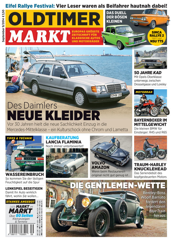 OLDTIMER MARKT 9/2014 – gedruckte Ausgabe