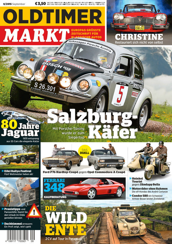 OLDTIMER MARKT 9/2015 – gedruckte Ausgabe