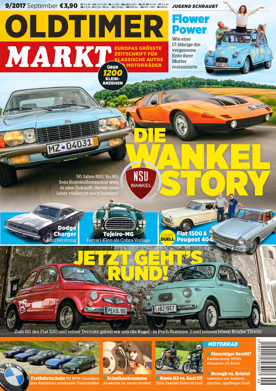 OLDTIMER MARKT 9/2017 – gedruckte Ausgabe