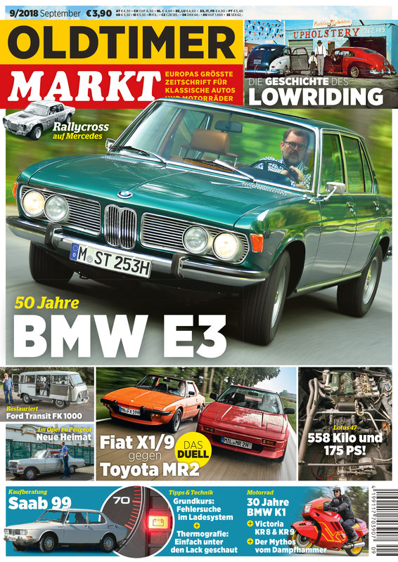 OLDTIMER MARKT 9/2018 – gedruckte Ausgabe