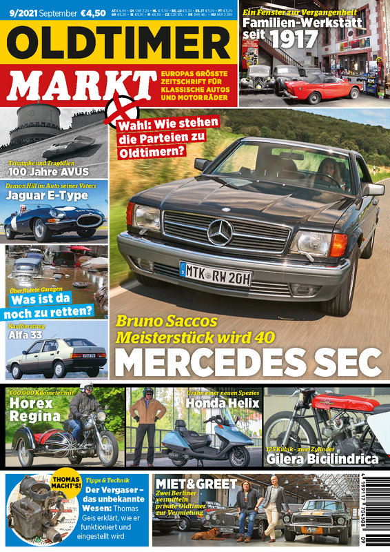 OLDTIMER MARKT 9/2021 – gedruckte Ausgabe