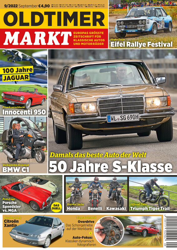 OLDTIMER MARKT 9/2022 – gedruckte Ausgabe