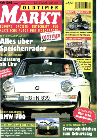 OLDTIMER MARKT 10/1996