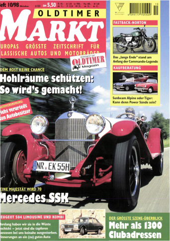 OLDTIMER MARKT 10/1998