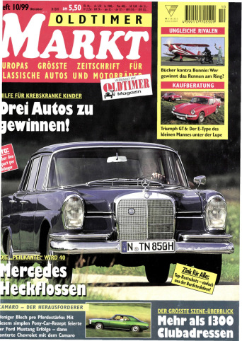 OLDTIMER MARKT 10/1999 – gedruckte Ausgabe