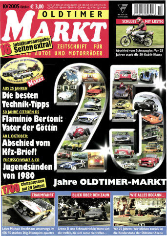 OLDTIMER MARKT 10/2005 – gedruckte Ausgabe