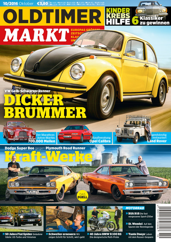 OLDTIMER MARKT 10/2016 – gedruckte Ausgabe