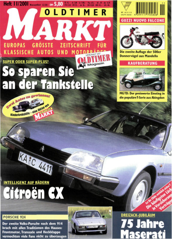 OLDTIMER MARKT 11/2001 – gedruckte Ausgabe