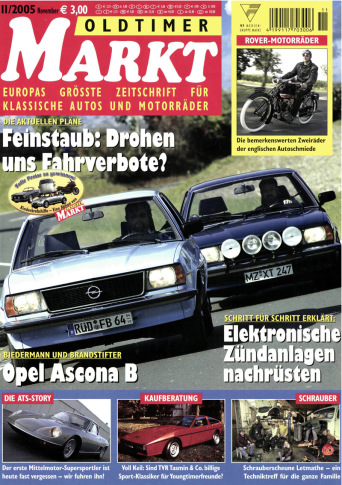 OLDTIMER MARKT 11/2005 – gedruckte Ausgabe