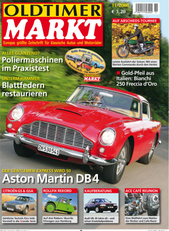 OLDTIMER MARKT 11/2008 – gedruckte Ausgabe
