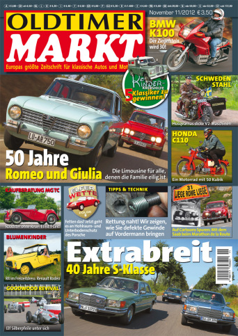OLDTIMER MARKT 11/2012 – gedruckte Ausgabe