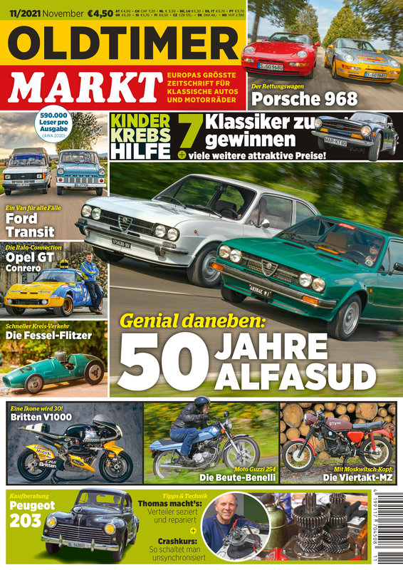 OLDTIMER MARKT 11/2021 – gedruckte Ausgabe