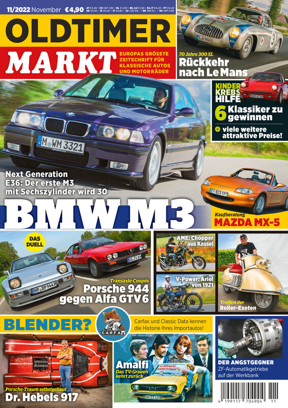 OLDTIMER MARKT 11/2022 – gedruckte Ausgabe
