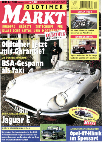 OLDTIMER MARKT 12/2001 – gedruckte Ausgabe