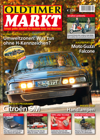 OLDTIMER MARKT 12/2007 – gedruckte Ausgabe