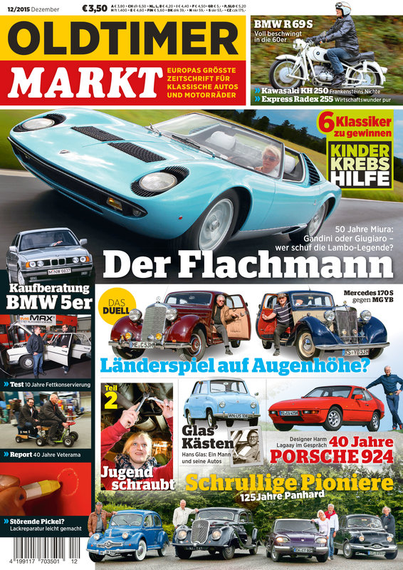 OLDTIMER MARKT 12/2015 – gedruckte Ausgabe
