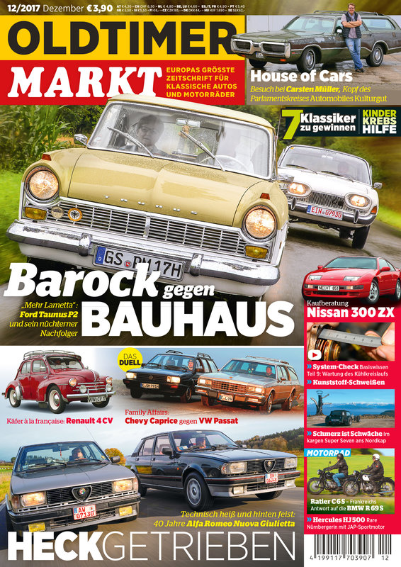 OLDTIMER MARKT 12/2017 – gedruckte Ausgabe