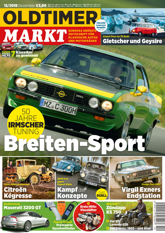 OLDTIMER MARKT 12/2018 – gedruckte Ausgabe