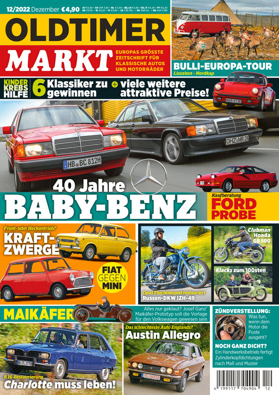 OLDTIMER MARKT 12/2022 – gedruckte Ausgabe