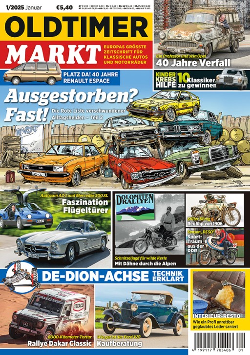 OLDTIMER MARKT 1/2025 gedruckte Ausgabe