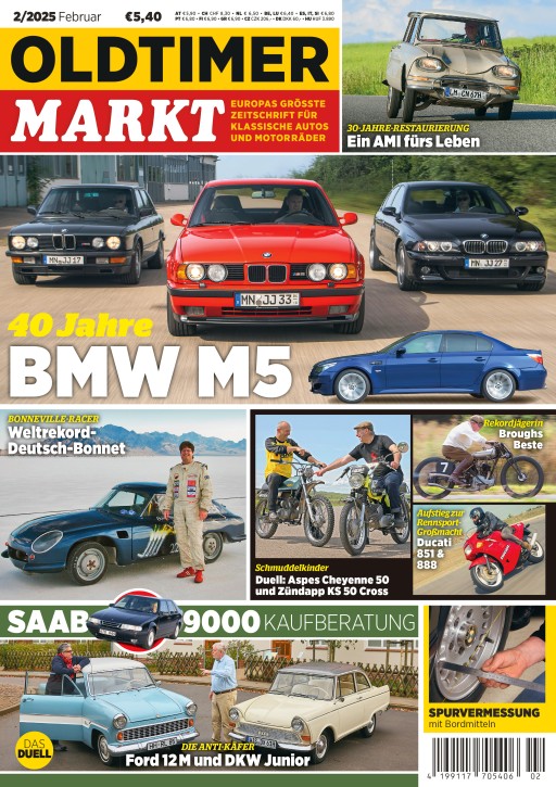 OLDTIMER MARKT 2/2025 gedruckte Ausgabe