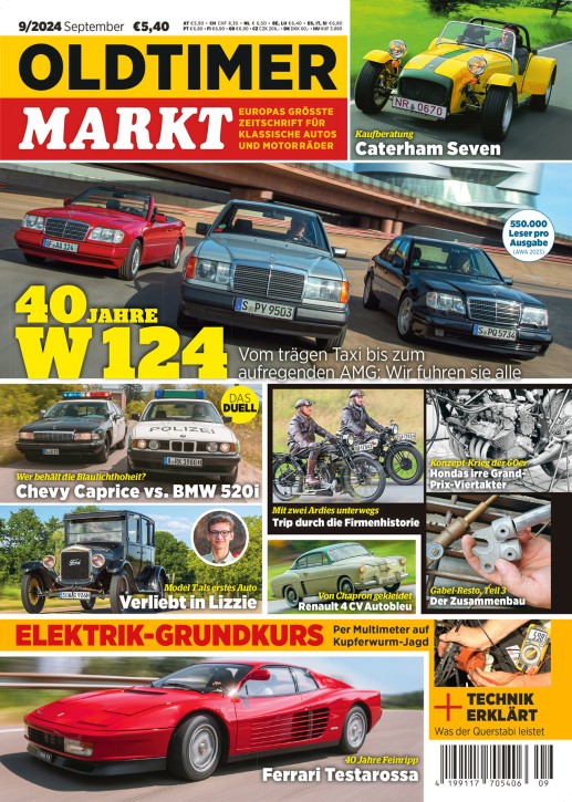 OLDTIMER MARKT 9/2024 gedruckte Ausgabe