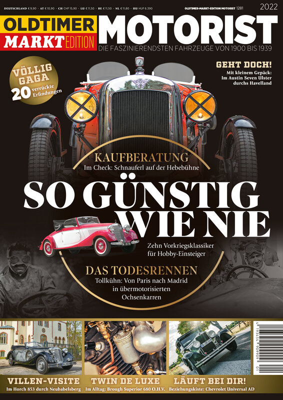 OLDTIMER MARKT EDITION Motorist 2022 – gedruckte Ausgabe