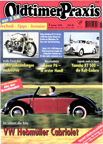 OLDTIMER PRAXIS 1/1999 – gedruckte Ausgabe