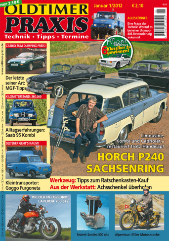 OLDTIMER PRAXIS 1/2012 – gedruckte Ausgabe