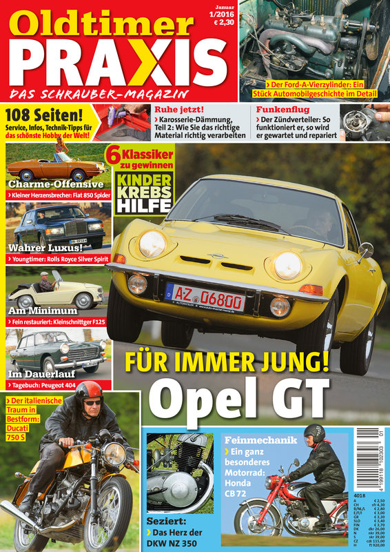 OLDTIMER PRAXIS 1/2016 – gedruckte Ausgabe
