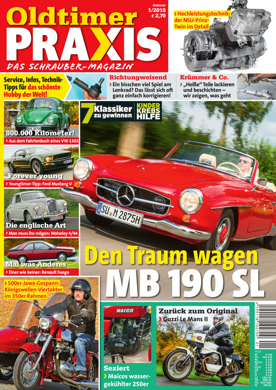 OLDTIMER PRAXIS 1/2018 – gedruckte Ausgabe