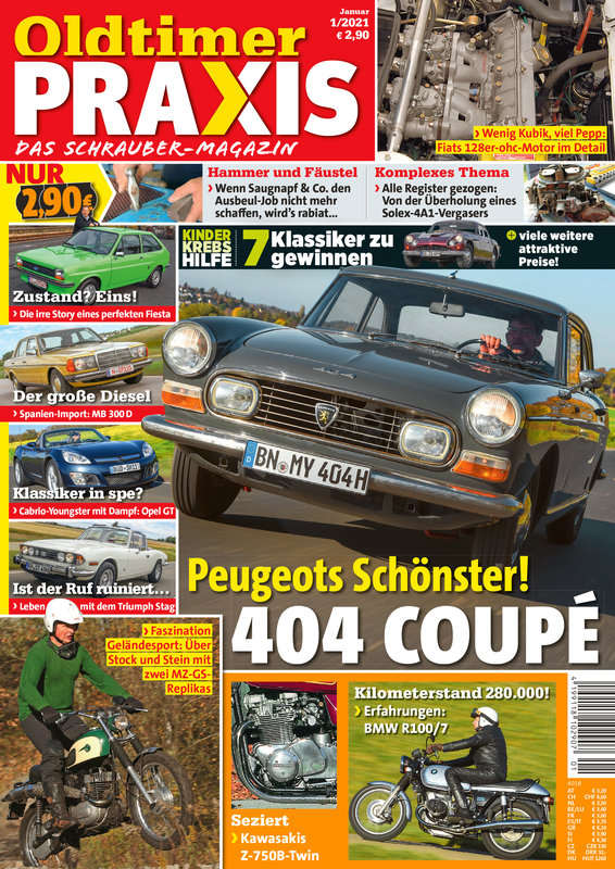 OLDTIMER PRAXIS 1/2021 – gedruckte Ausgabe