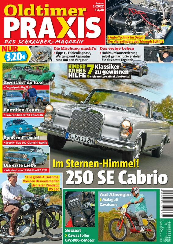 OLDTIMER PRAXIS 1/2022 – gedruckte Ausgabe