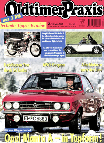 OLDTIMER PRAXIS 2/2000 – gedruckte Ausgabe