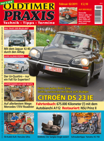 OLDTIMER PRAXIS 2/2011 – gedruckte Ausgabe