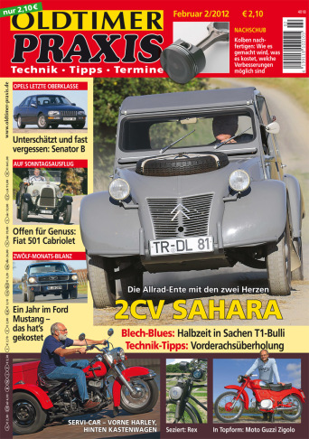 OLDTIMER PRAXIS 2/2012 – gedruckte Ausgabe