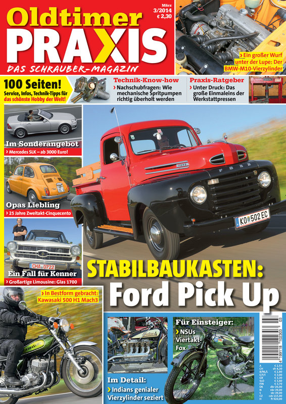 OLDTIMER PRAXIS 3/2014 – gedruckte Ausgabe