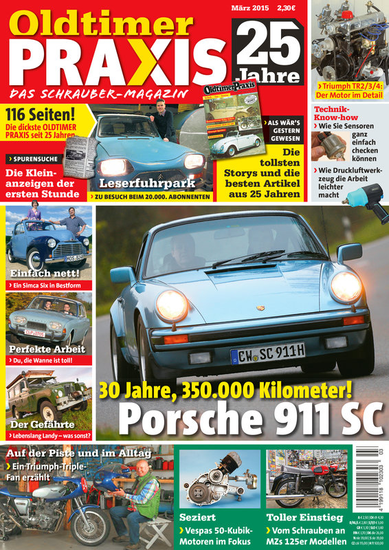 OLDTIMER PRAXIS 3/2015 – gedruckte Ausgabe
