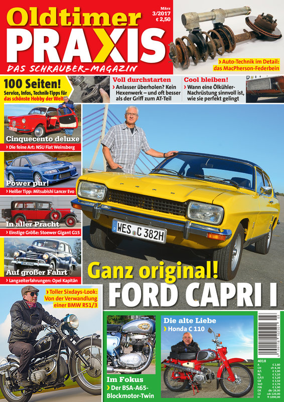OLDTIMER PRAXIS 3/2017 – gedruckte Ausgabe