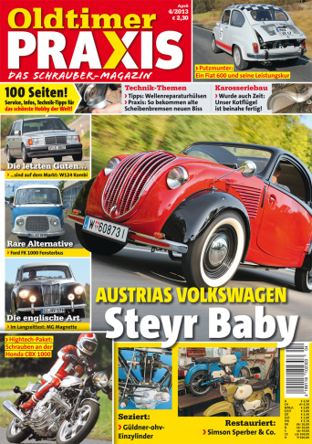 OLDTIMER PRAXIS 4/2013 – gedruckte Ausgabe