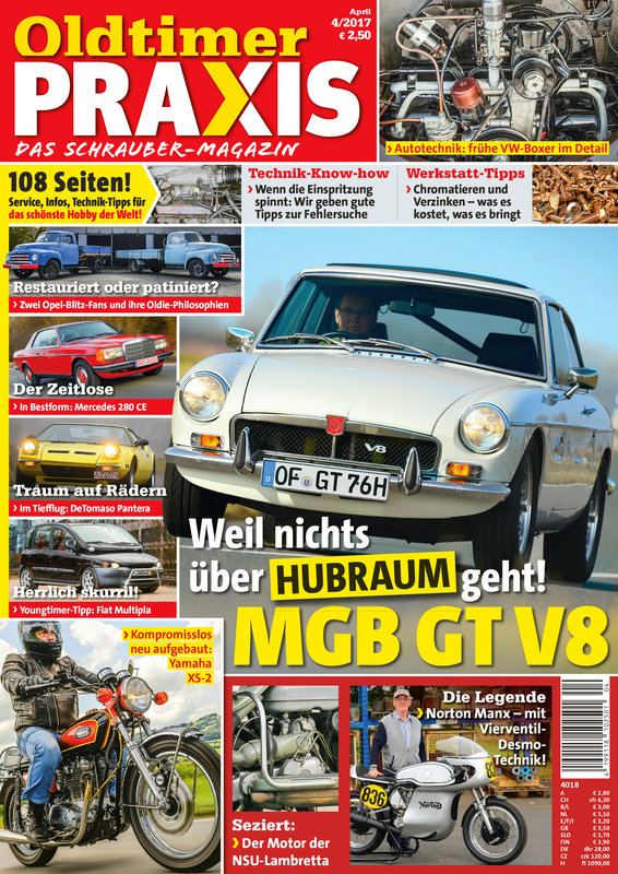 OLDTIMER PRAXIS 4/2017 – gedruckte Ausgabe